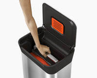 Joseph Joseph Titan compactor with the push-down handle raised