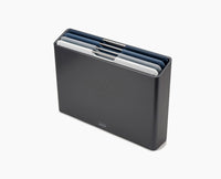 Joseph Joseph Folio Large grey chopping board set in storage case, on white