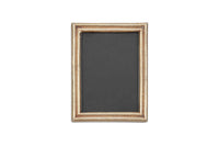 Pambani antique brass 5 x 7 inch photo frame on a white background