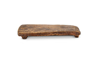 Kaveeta reclaimed wood serving board on a white background